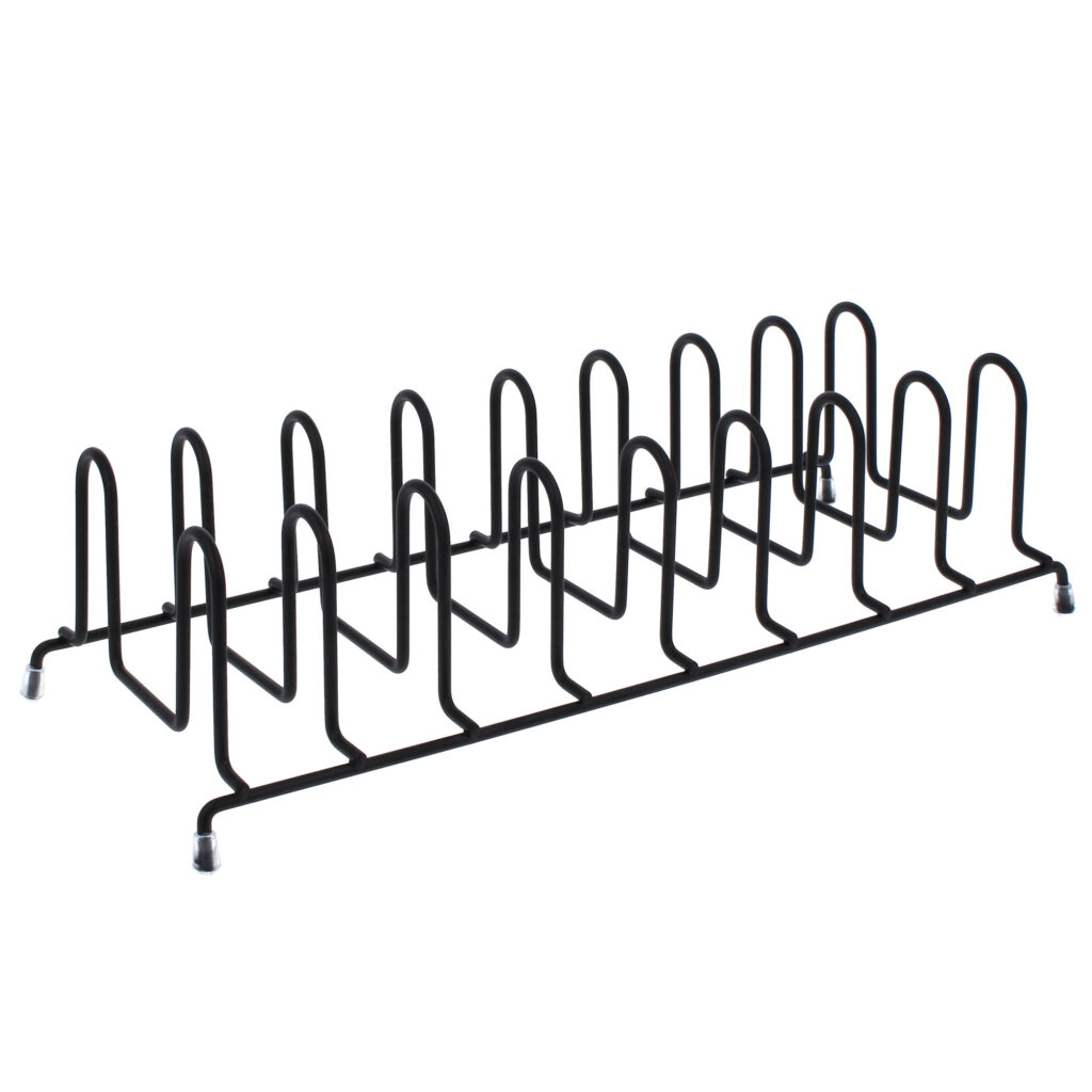 Stojak na pokrywki ze stalowego drutu