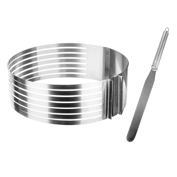 Obręcz do warstwowego cięcia ciasta z nożem