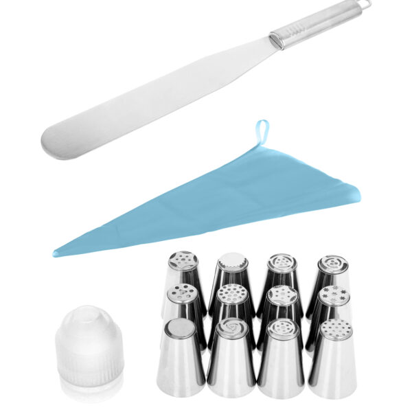 Zestaw do dekoracji ciast 15 elementów