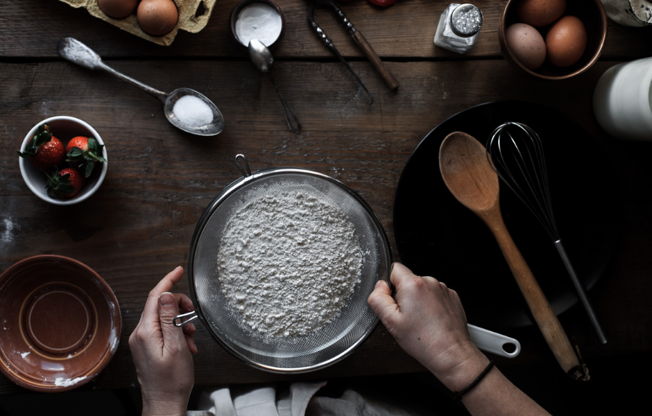 przygotowywanie pancakes