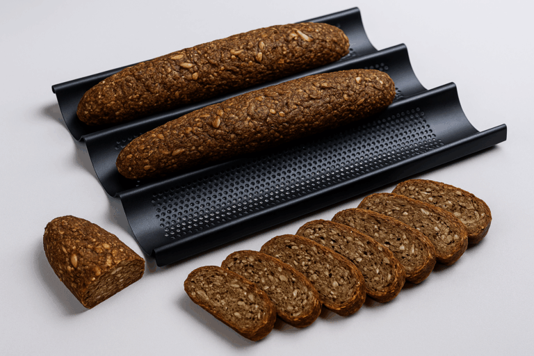 keto chlebek na bagieciarce