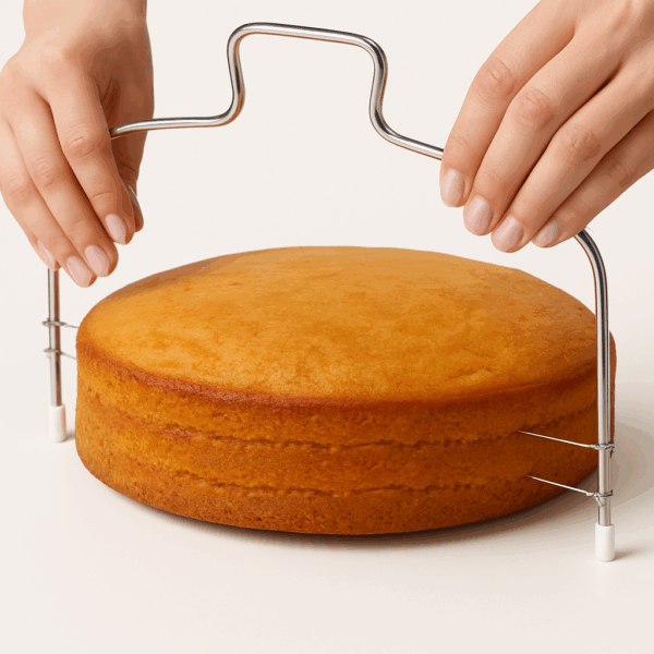 Regulowany nóż strunowy do ciast 32 cm